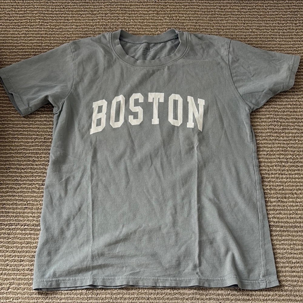Brandy Melville Gray Boston Tee